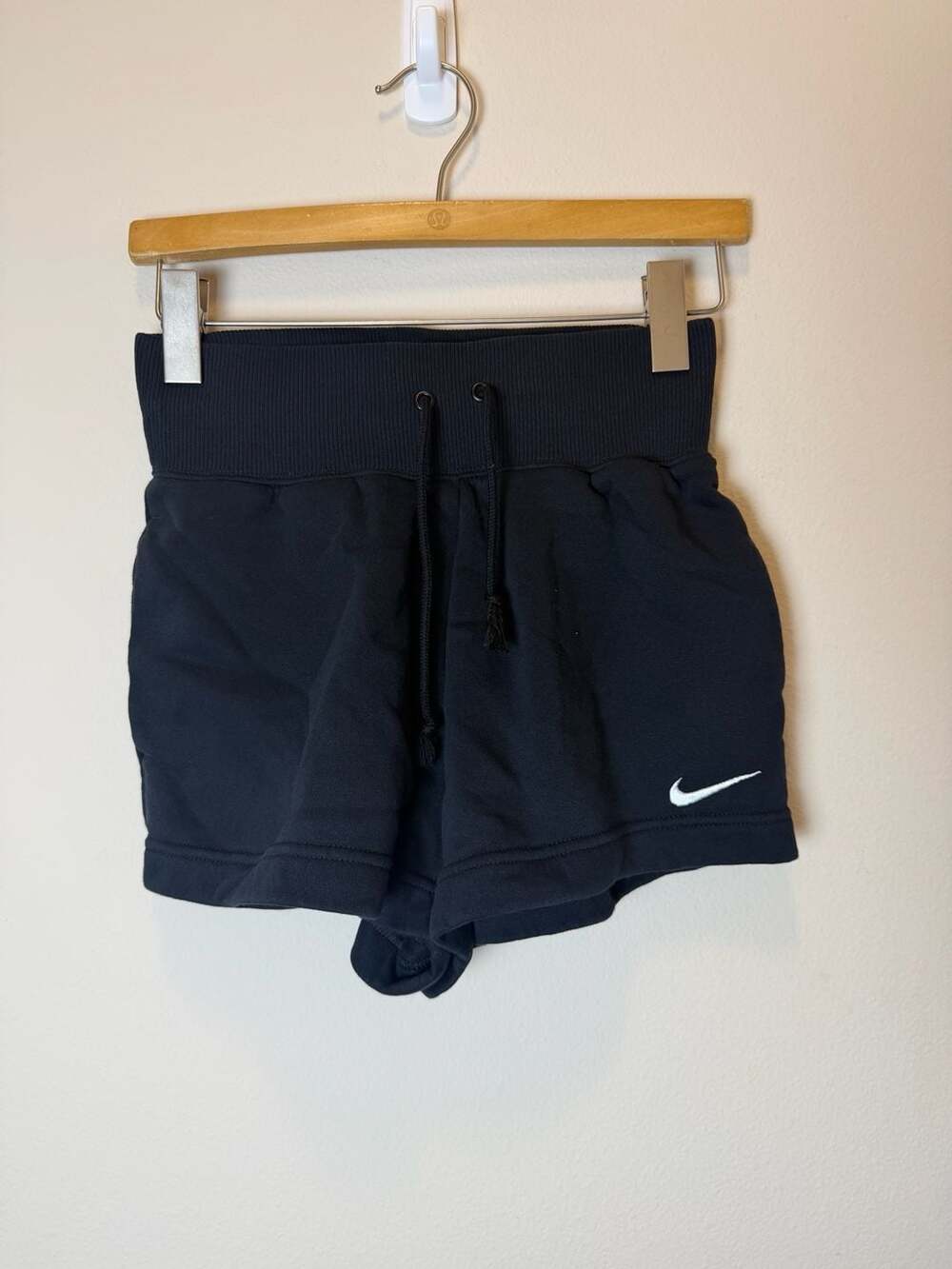 Nike Phoenix Fleece Shorts Size XS Black